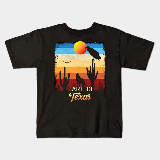 Laredo Texas Kids T-Shirt by SunsetParadise